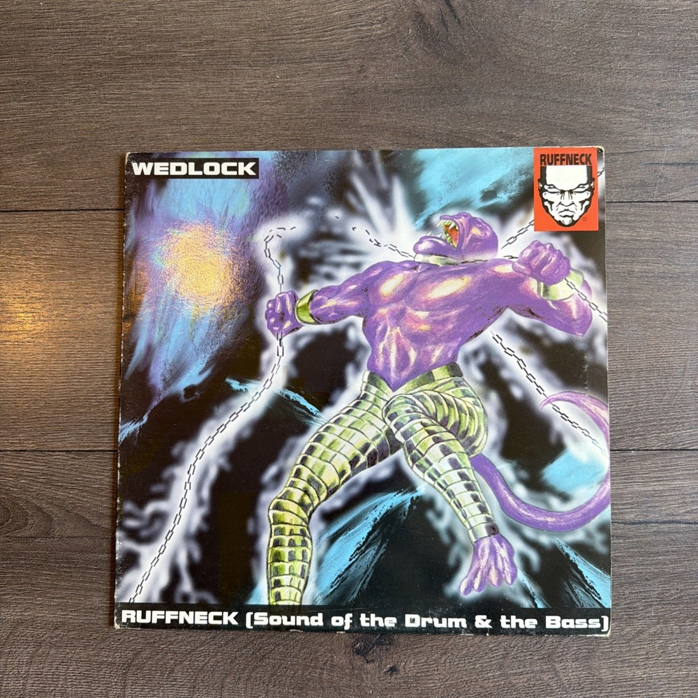 Wedlock Ruffneck Sound Of The Drum Bass Vinyl Record Gabber Electric Acid